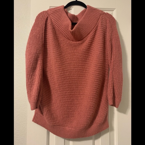 Express Sweaters - EXPRESS Marled Shaker Knit Off The ShoulderSweater
